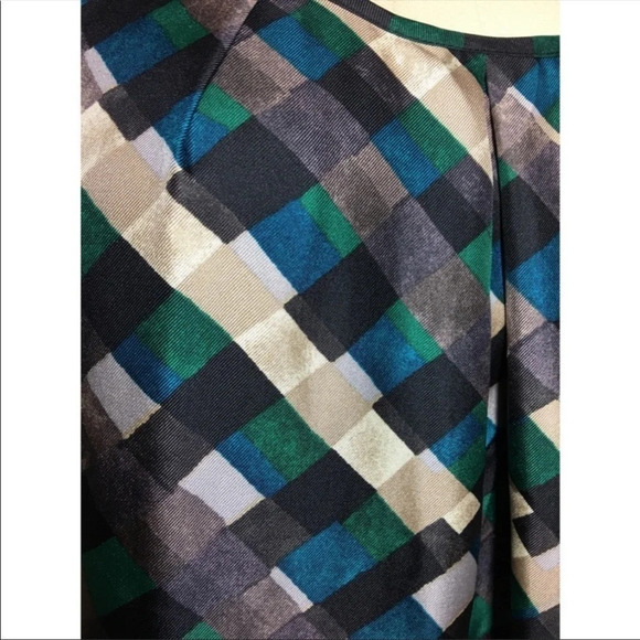 Banana Republic 100% Silk Jewel Tone Blouse M - Picture 2 of 3